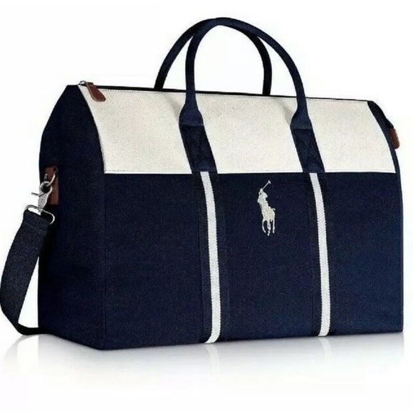 Polo Ralph Lauren Duffel Bag Gym Weekender Holdal - Picture 2 of 8